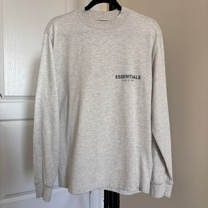 FEAR OF GOD ESSENTIALS Off-White Cotton Long Sleeve T-Shirt